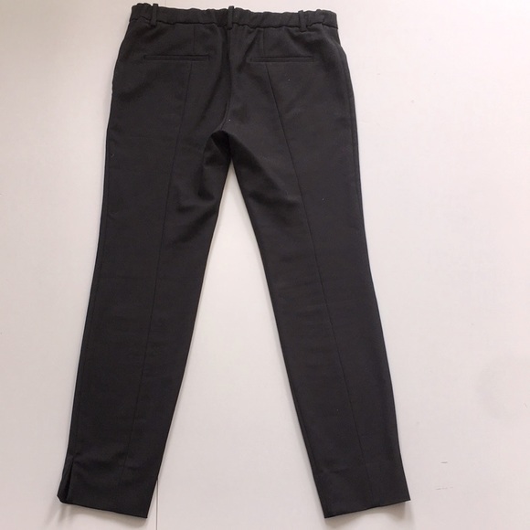 Zara Skinny Black Stretchy Strait Ankle Pants - Picture 3 of 6